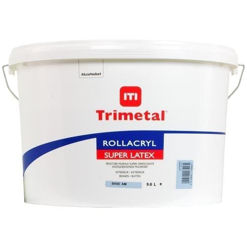 Rollacryl Superlatex - RAL 9010 Wit - 10L PaintDeals.com