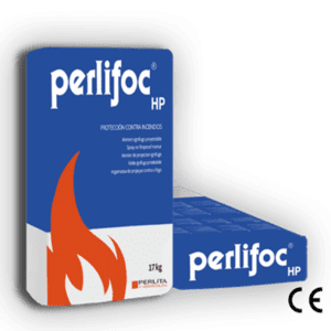 PFP - Perlifoc HP - Low-density fireproof mortar - Off White, 17 Kg [color, packaging]
